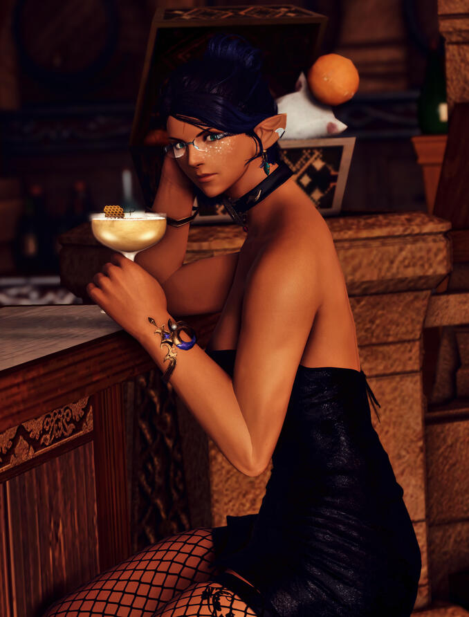 Cocktail lounging